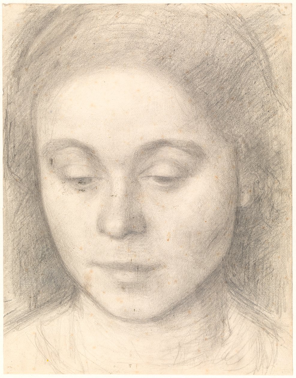 Portret Idy, żony artysty autorstwa Vilhelm Hammershøi
