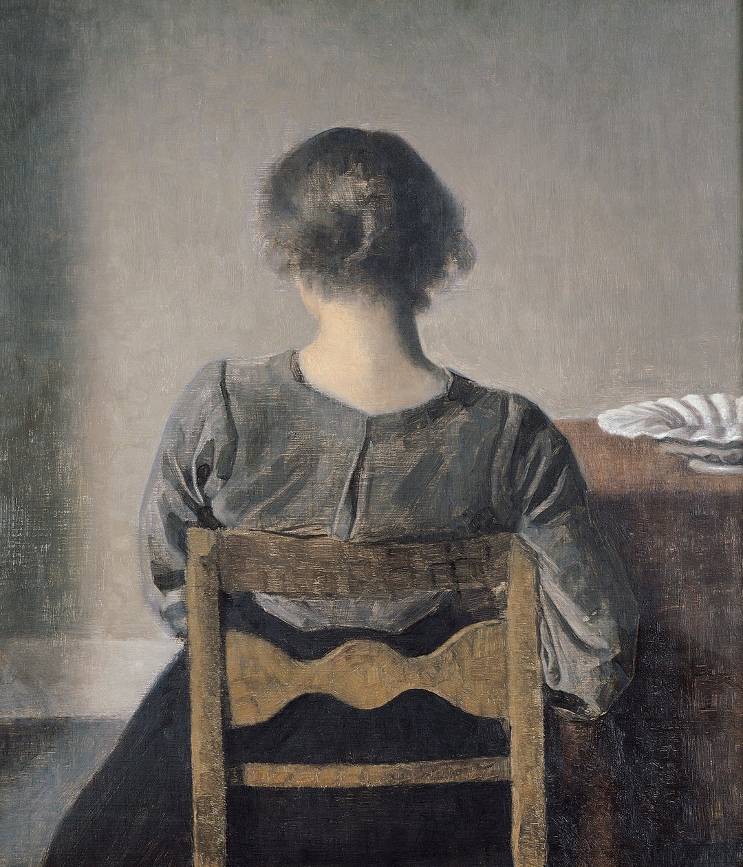 Odpoczynek autorstwa Vilhelm Hammershoi