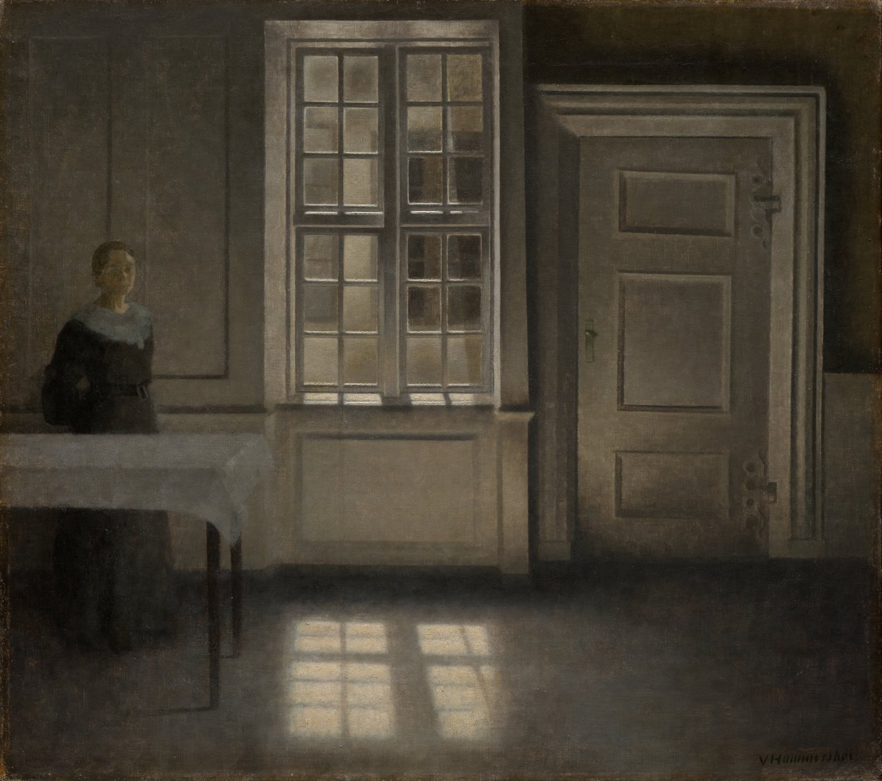 Strandgade, Sunshine autorstwa Vilhelm Hammershøi
