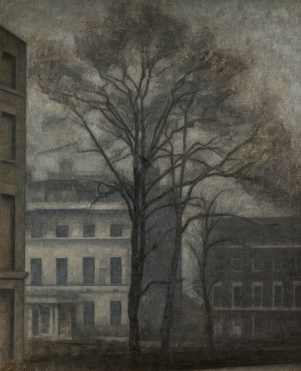 Żydowska Szkoła przy Guilford Street, Londyn autorstwa Vilhelm Hammershoi
