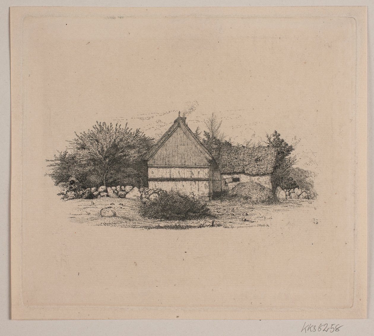 Dom na farmie autorstwa Vilhelm Kyhn