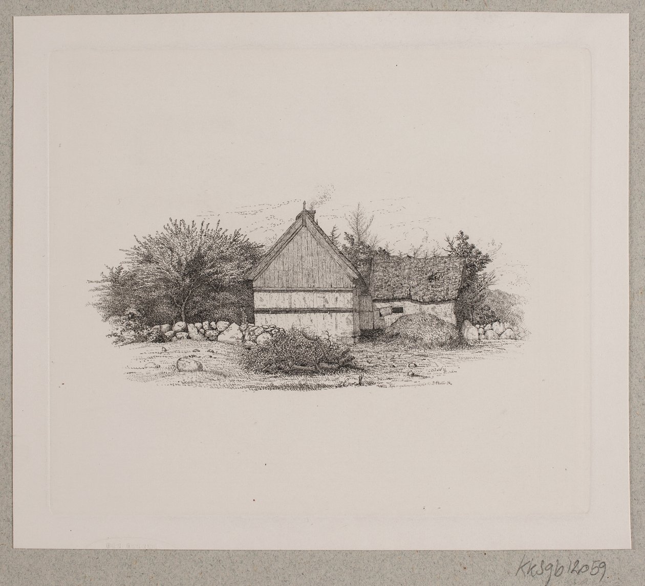Dom na farmie autorstwa Vilhelm Kyhn