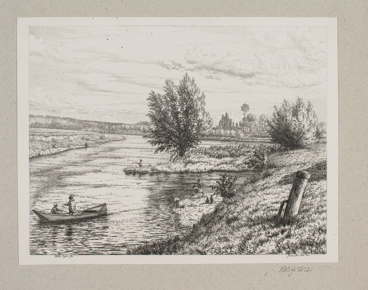Lot nad rzeką Marną autorstwa Vilhelm Kyhn