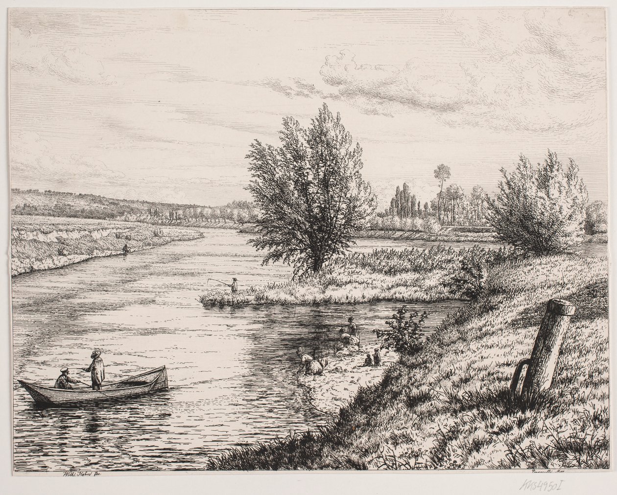 Lot nad rzeką Marną autorstwa Vilhelm Kyhn