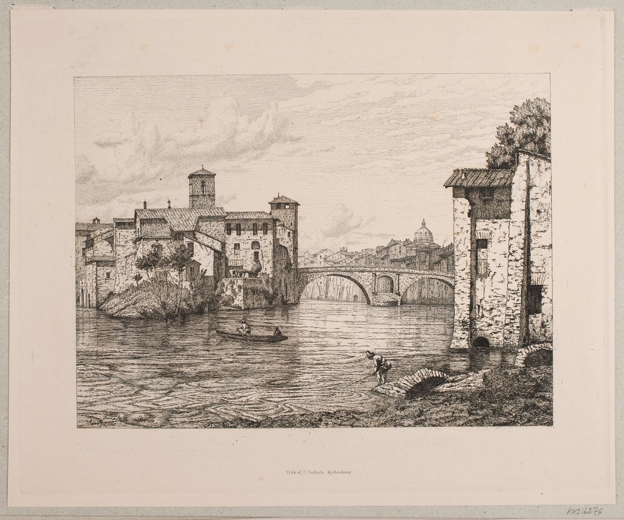Wyjdź, zobacz Ponte Rotto i Rom autorstwa Vilhelm Kyhn