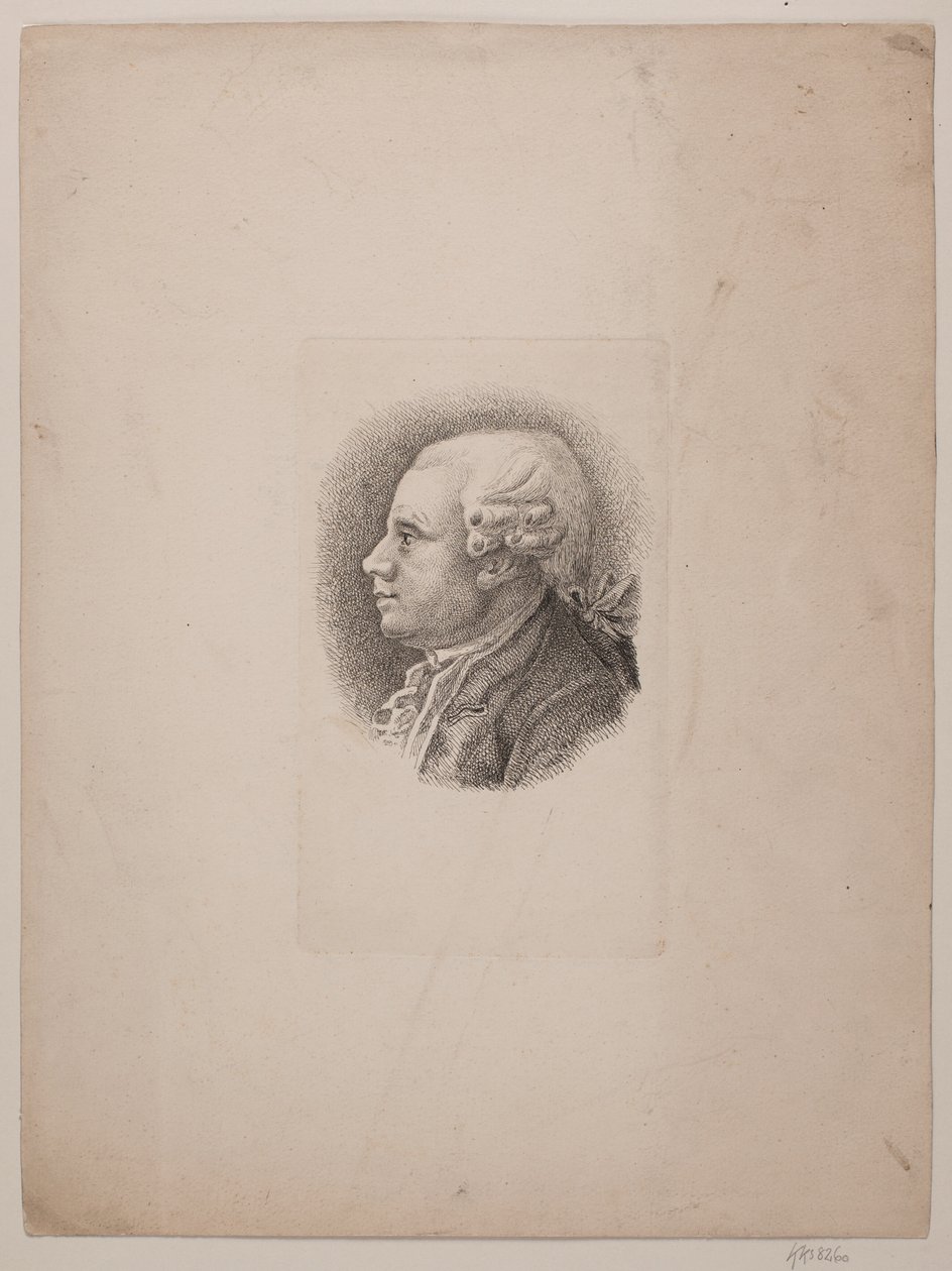 Portret aktora Marcusa Ulsøe Hortulan autorstwa Vilhelm Kyhn