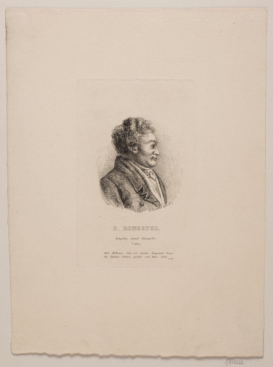 Portret aktora Rongsteda autorstwa Vilhelm Kyhn
