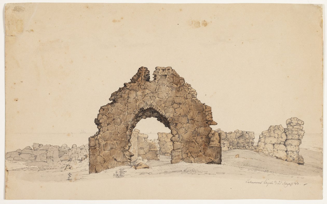 Kaplica Salomona. Bornholm autorstwa Vilhelm Kyhn