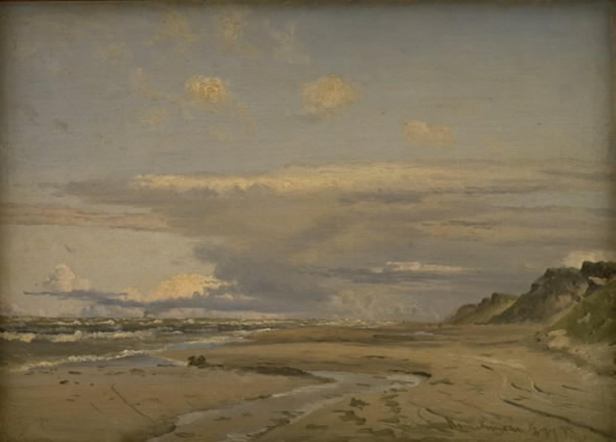 Plaża w Kandestederne, Zachodnia Jutlandia autorstwa Vilhelm Kyhn