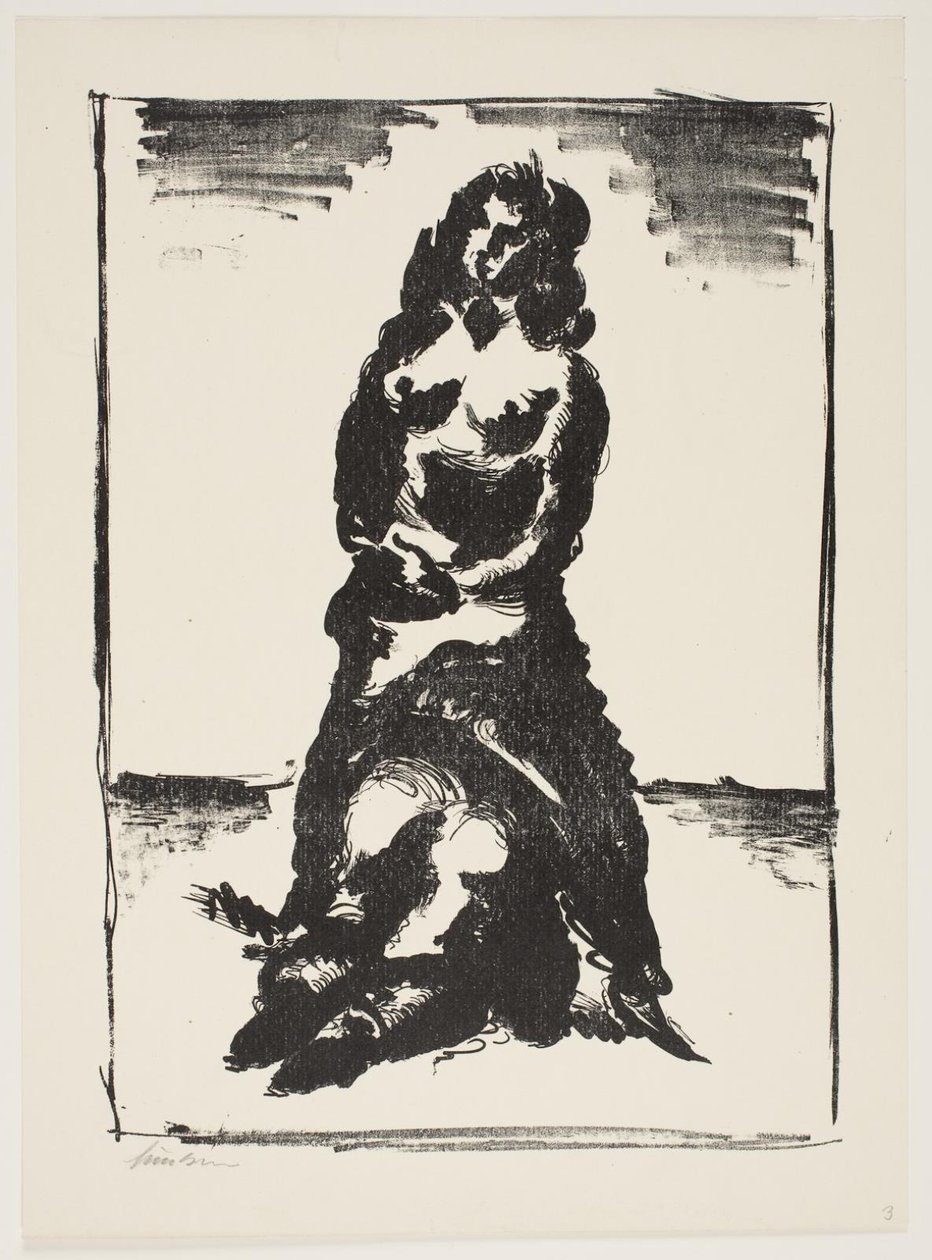 Arkusz z „Klingens Kunstnermappe nr 2” autorstwa Vilhelm Lundstrøm