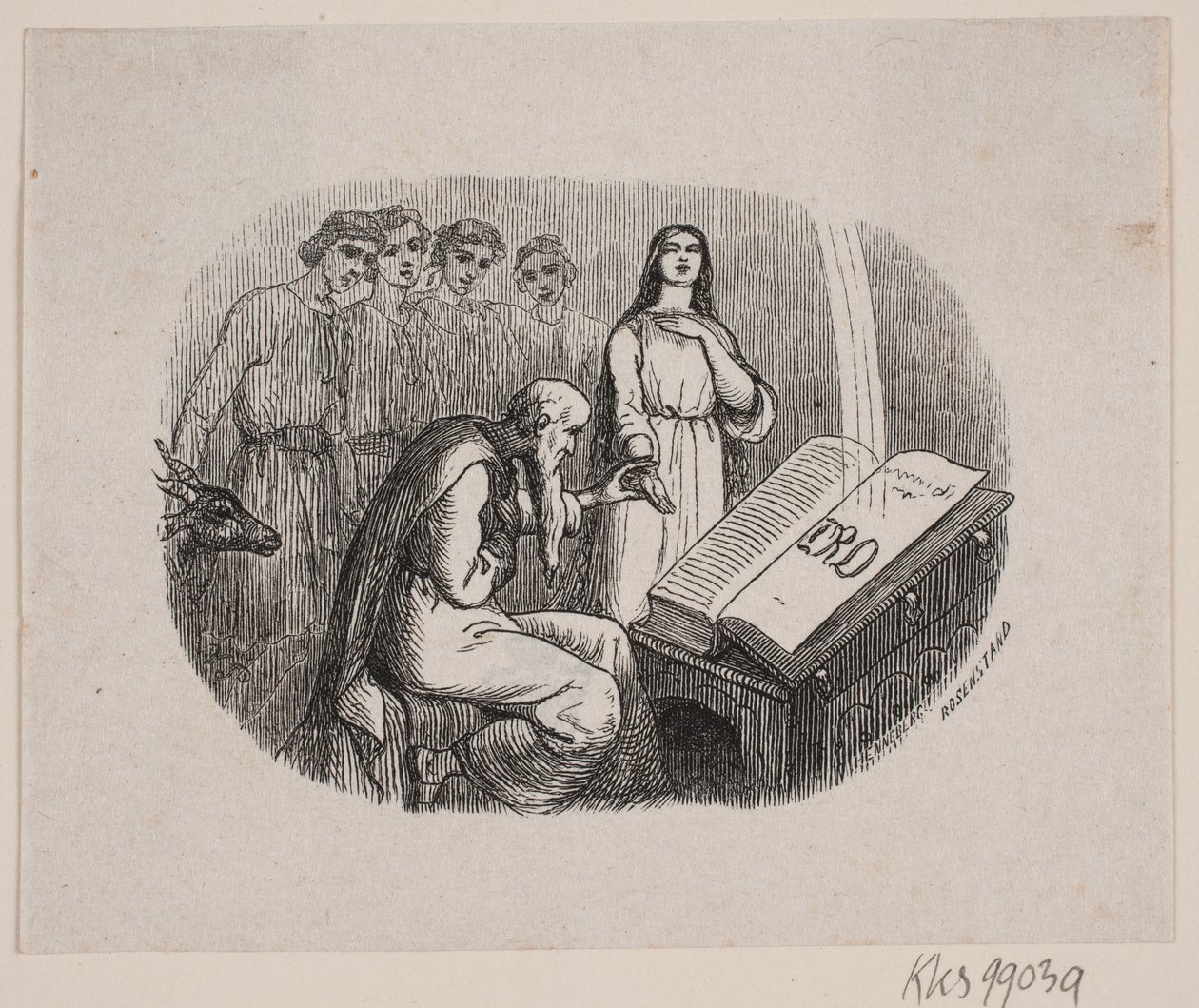 Ilustracja do bajek i opowiadań H. C. Andersena autorstwa Vilhelm Pedersen