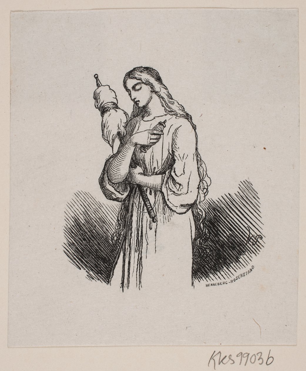 Ilustracja do bajek i opowiadań H. C. Andersena autorstwa Vilhelm Pedersen