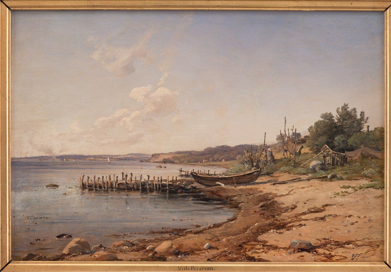 Plaża nad dźwiękiem autorstwa Vilhelm Petersen