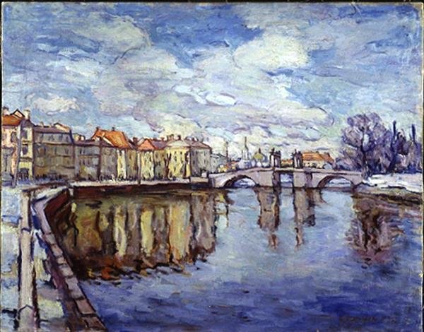 Widok na Tartu autorstwa Villem Aleksander Ormisson