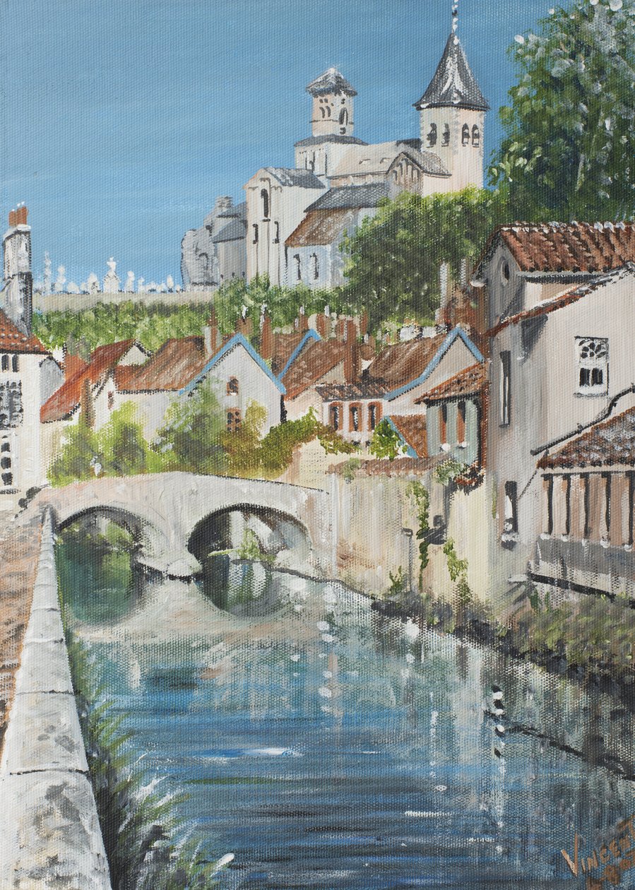 Chatillon sur Seine, Francja, 2007, (akryl na płótnie) autorstwa Vincent Alexander Booth