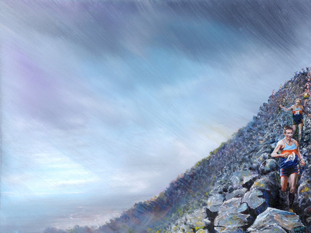 Fell Race- Toms off!, 2018, autorstwa Vincent Alexander Booth