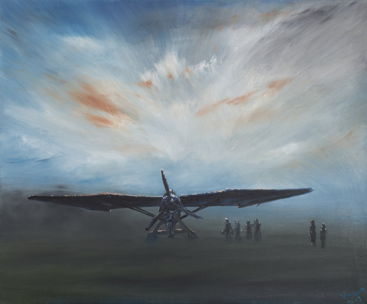 Les Secret Obscure" Lysander, 2013, (olej na płótnie) autorstwa Vincent Alexander Booth