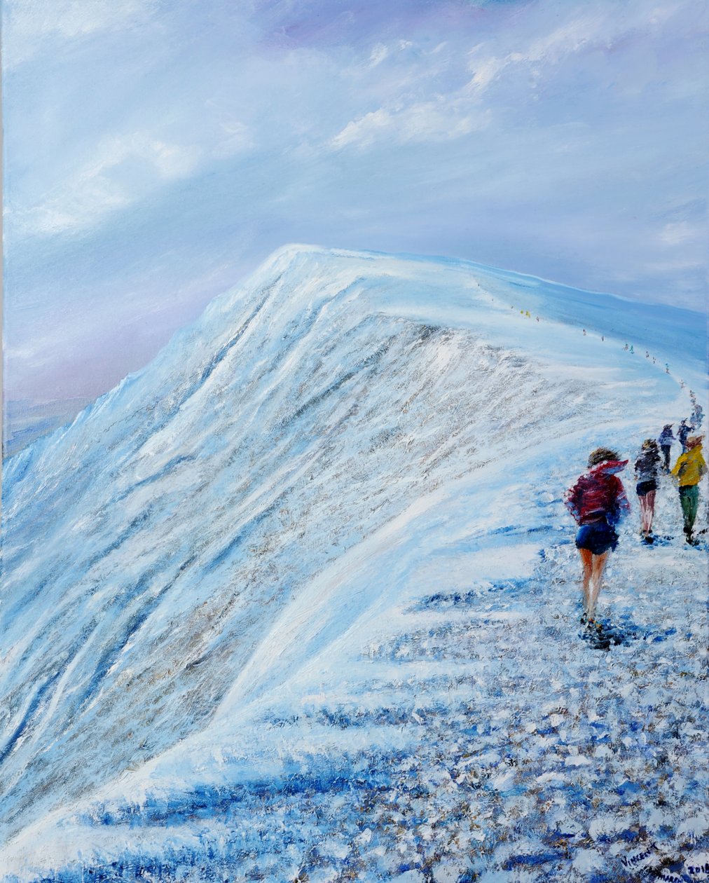Wyścig na Helvellyn, 2018, autorstwa Vincent Alexander Booth