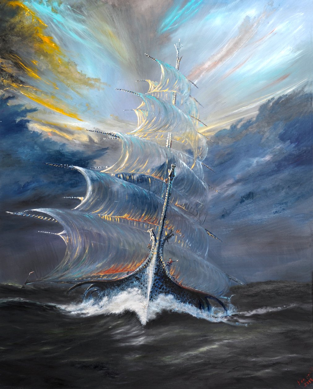 Storm Creators Morze Beauforta, 2019, autorstwa Vincent Alexander Booth
