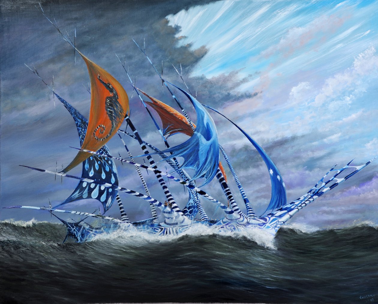 Twórcy Storm Koro Sea, 2018, autorstwa Vincent Alexander Booth