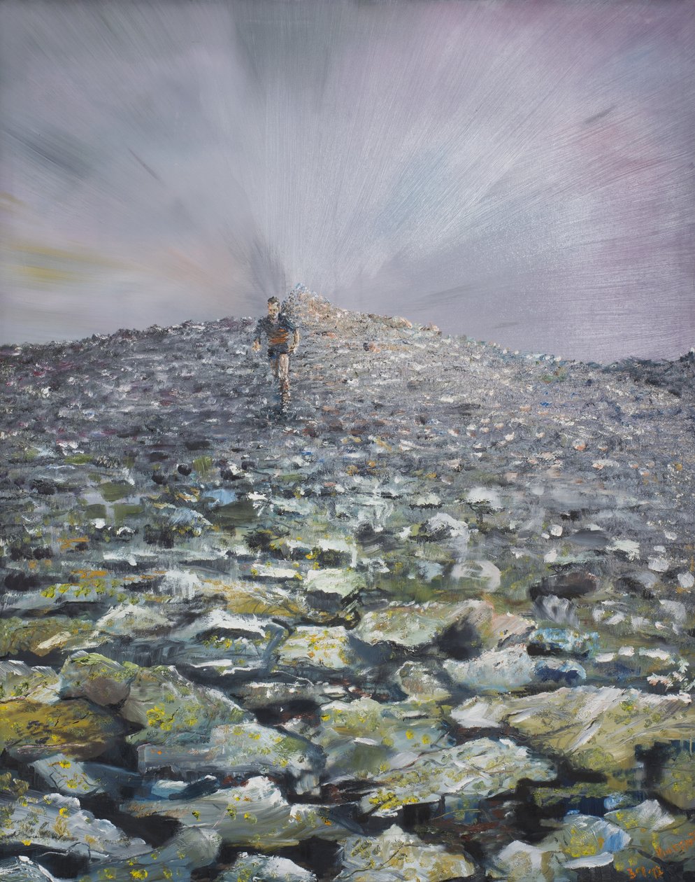 42. szczyt, 2012, (olej na płótnie) autorstwa Vincent Alexander Booth