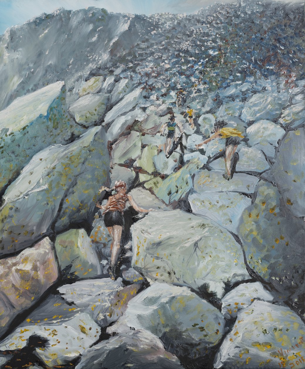 Wyścig pod górę, 2013, autorstwa Vincent Alexander Booth