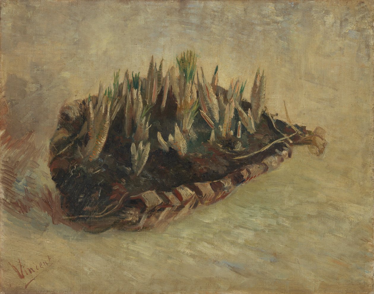 Koszyk cebul krokusów autorstwa Vincent van Gogh