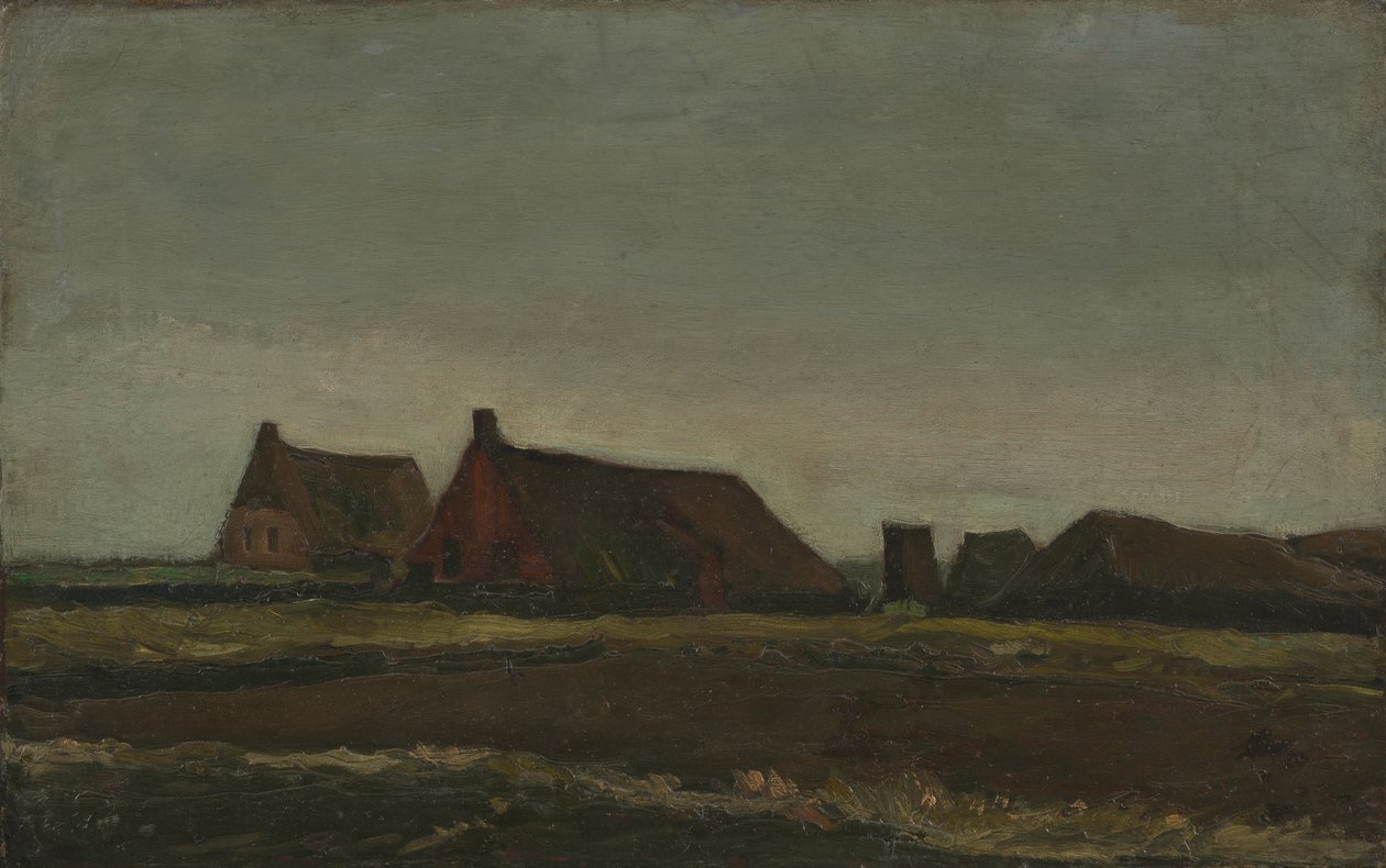 Domki autorstwa Vincent van Gogh