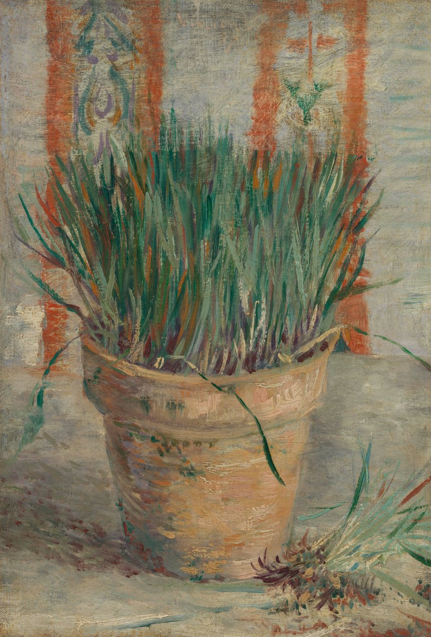 Doniczka ze Szczypiorkiem Czosnkowym autorstwa Vincent van Gogh