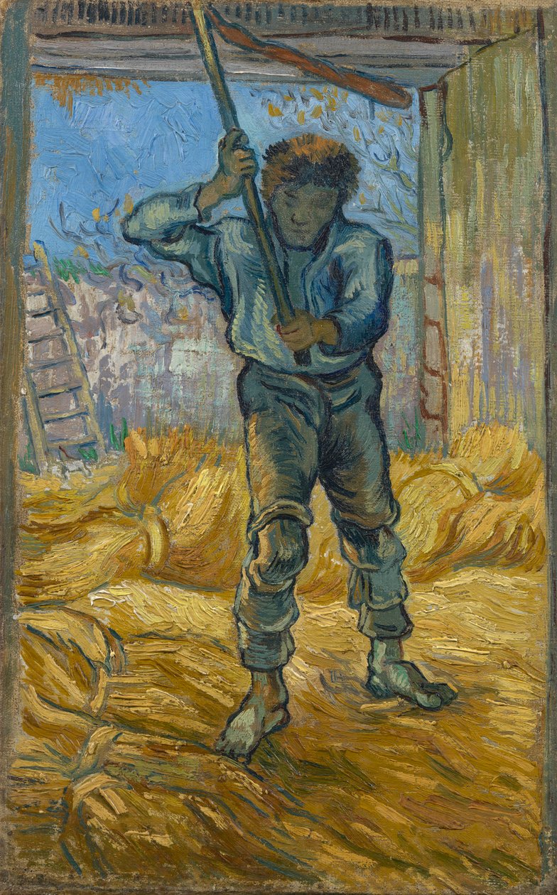 The Thresher (po prosie) autorstwa Vincent van Gogh