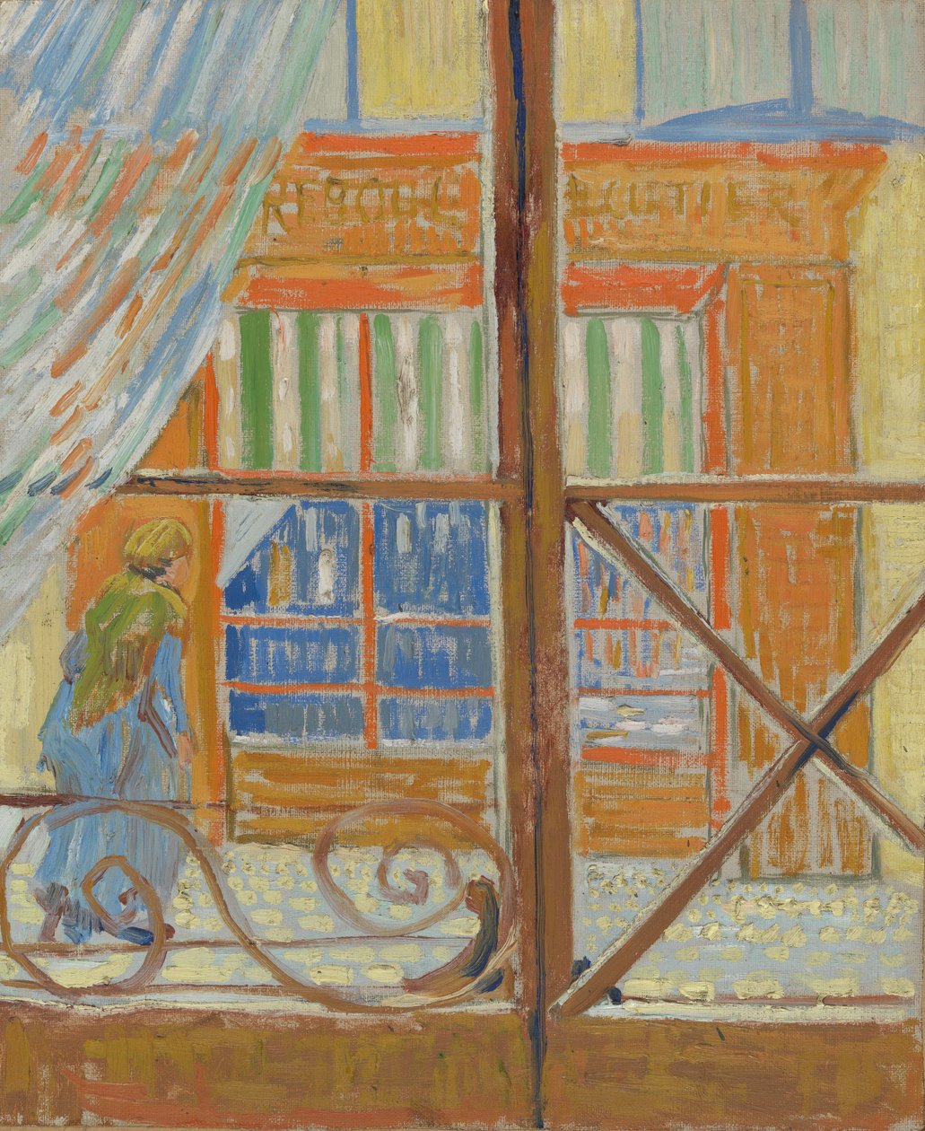 Widok na sklep mięsny autorstwa Vincent van Gogh