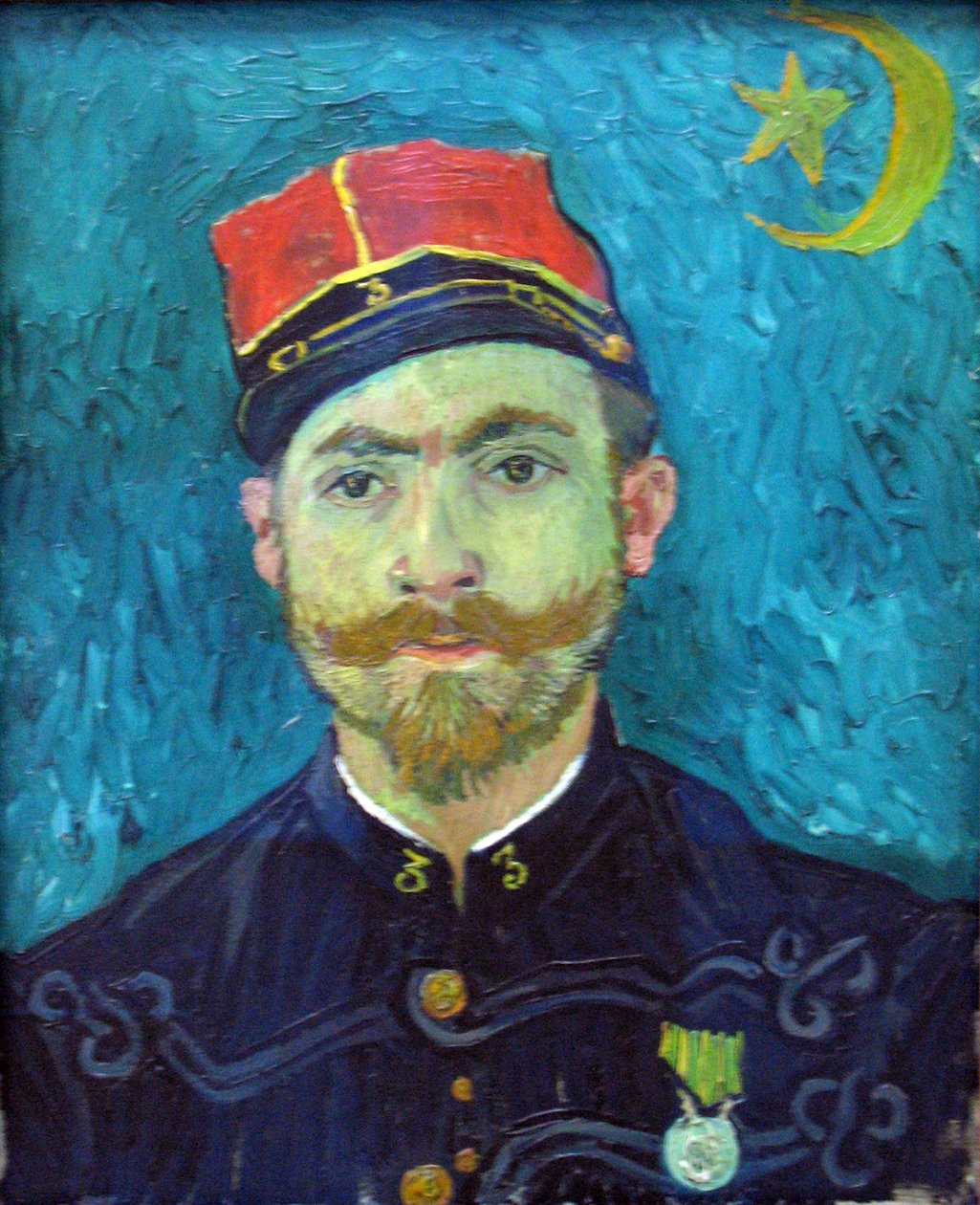 : Kochanek (Portret porucznika Millieta) autorstwa Vincent van Gogh