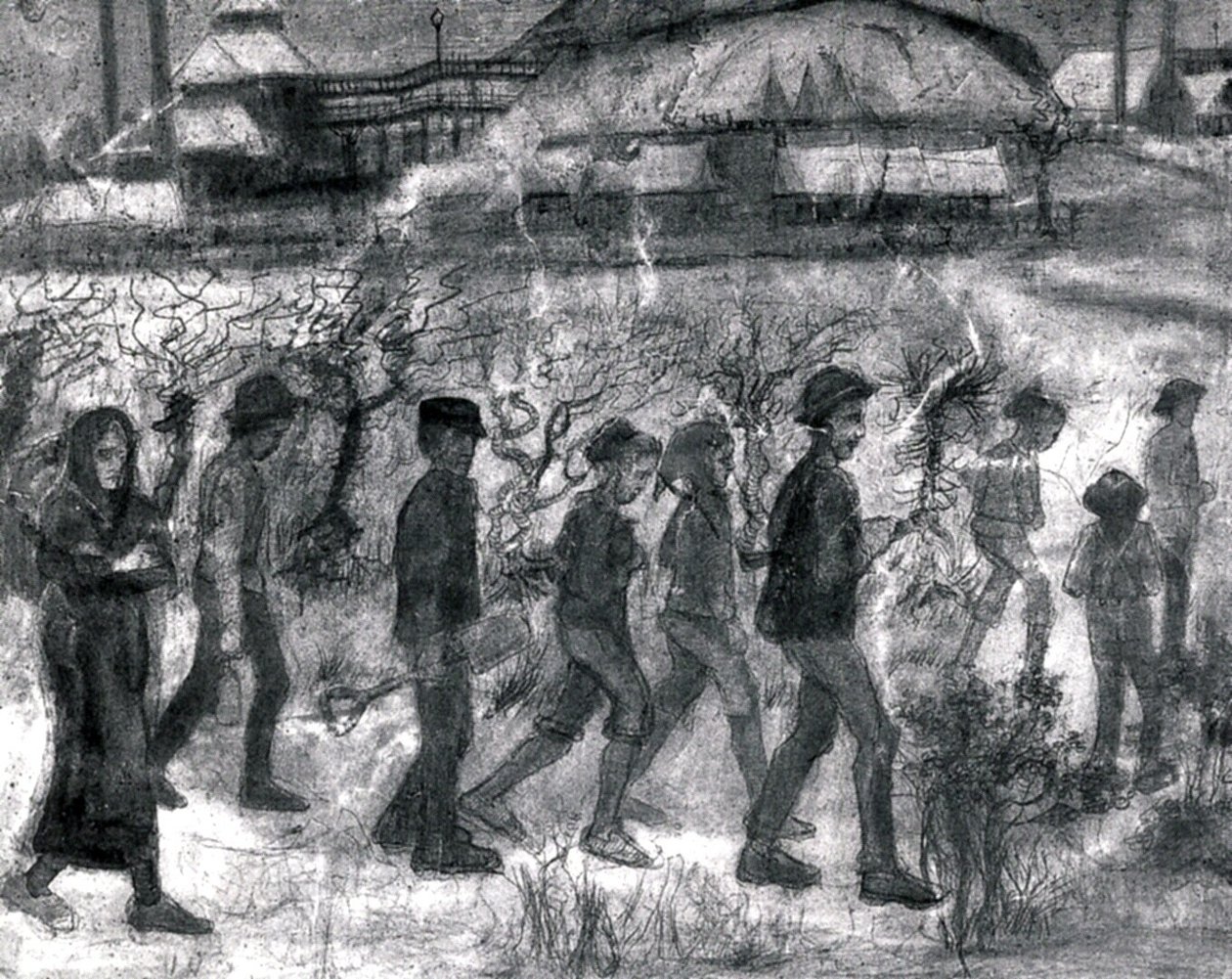 Górnicy- Cuesmes autorstwa Vincent van Gogh