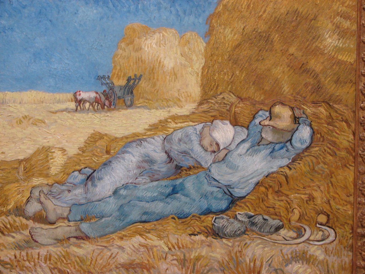 Obraz na wystawie w Muzeum Orsay autorstwa Vincent van Gogh