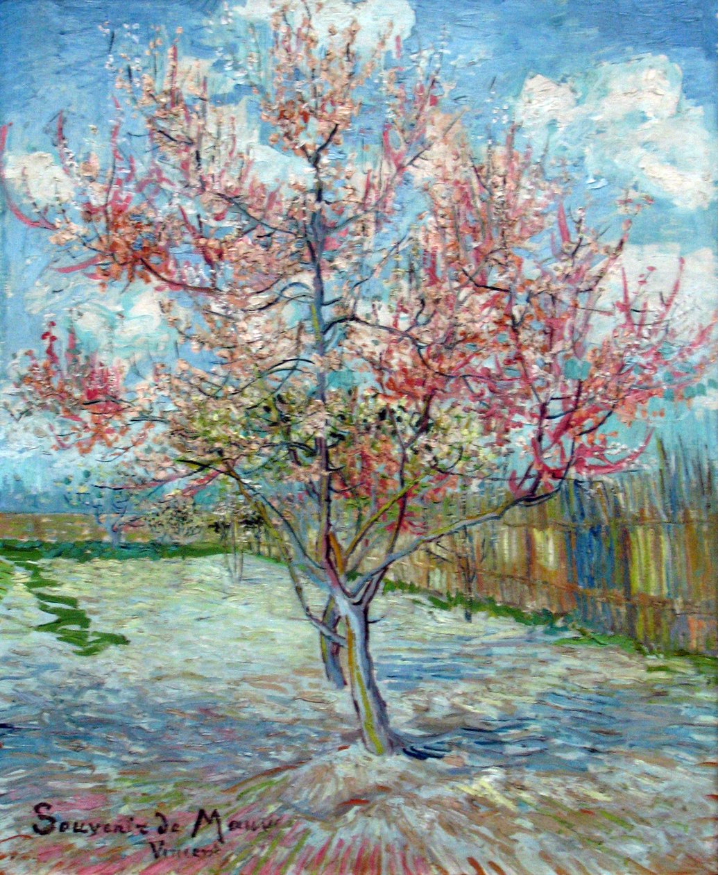 Rosa Pfirsichbäume (pamiątka z Mauve) autorstwa Vincent van Gogh