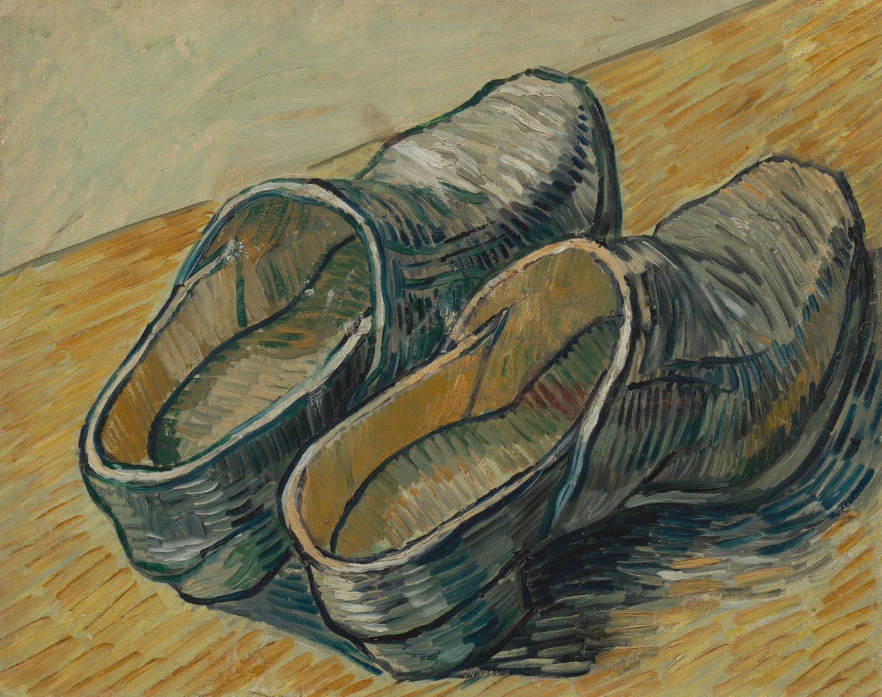 Para skórzanych chodaków autorstwa Vincent van Gogh