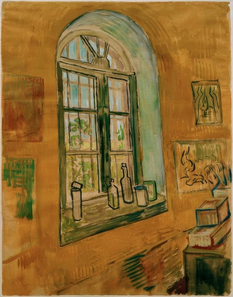 Atelierfenster autorstwa Vincent van Gogh