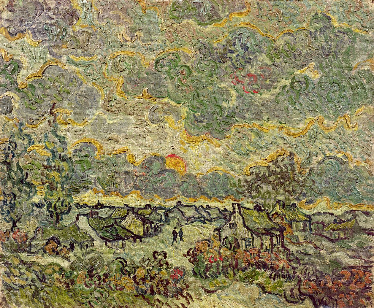 Jesienny krajobraz, 1890 autorstwa Vincent van Gogh