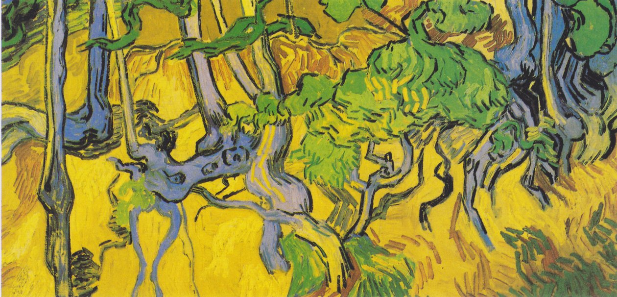 Korzenie i pnie drzew autorstwa Vincent van Gogh