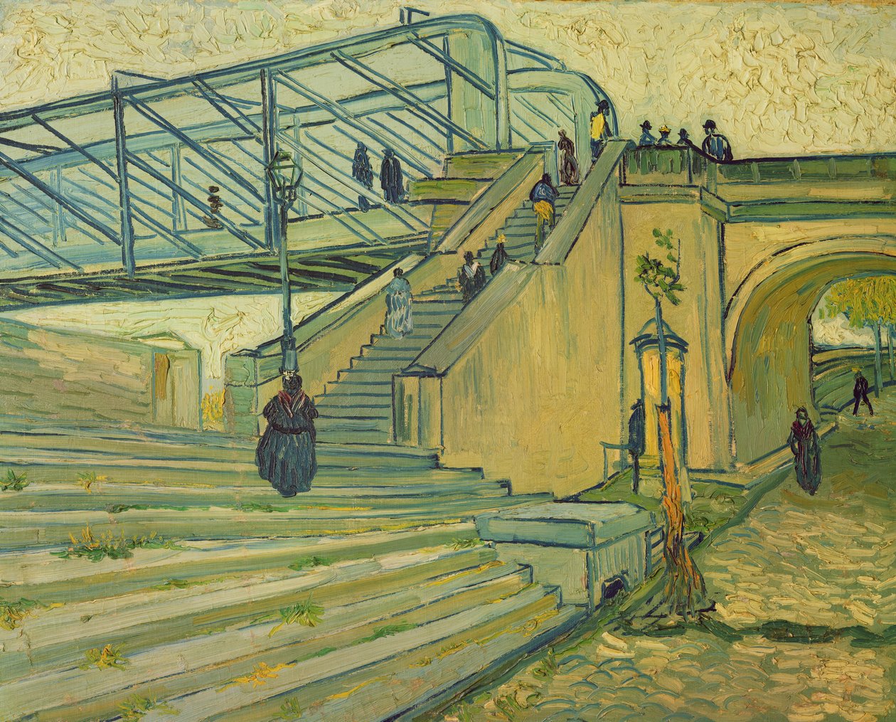 Most w Trinquetaille, 1888 autorstwa Vincent van Gogh