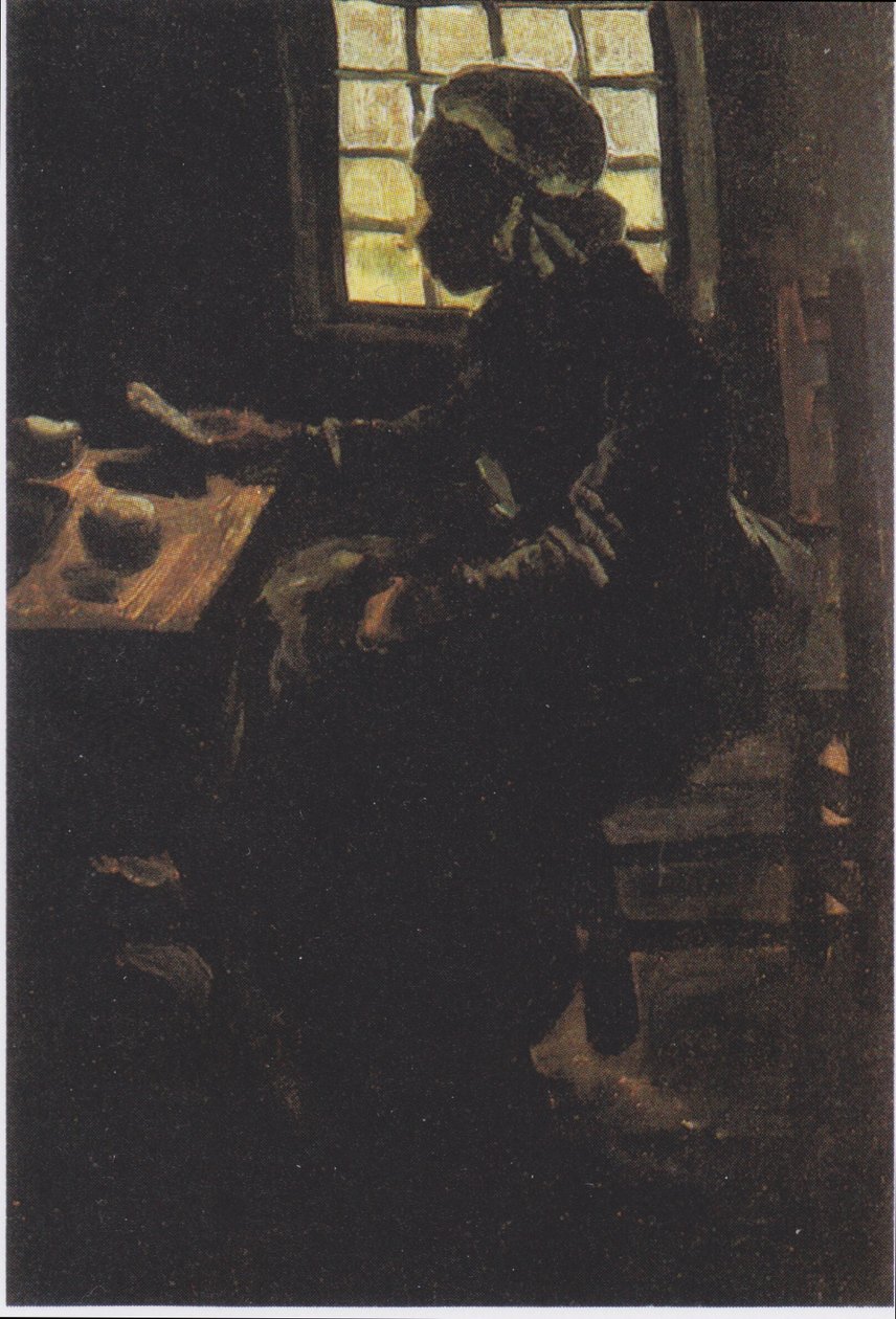 Żona rolnika przy posiłku autorstwa Vincent van Gogh
