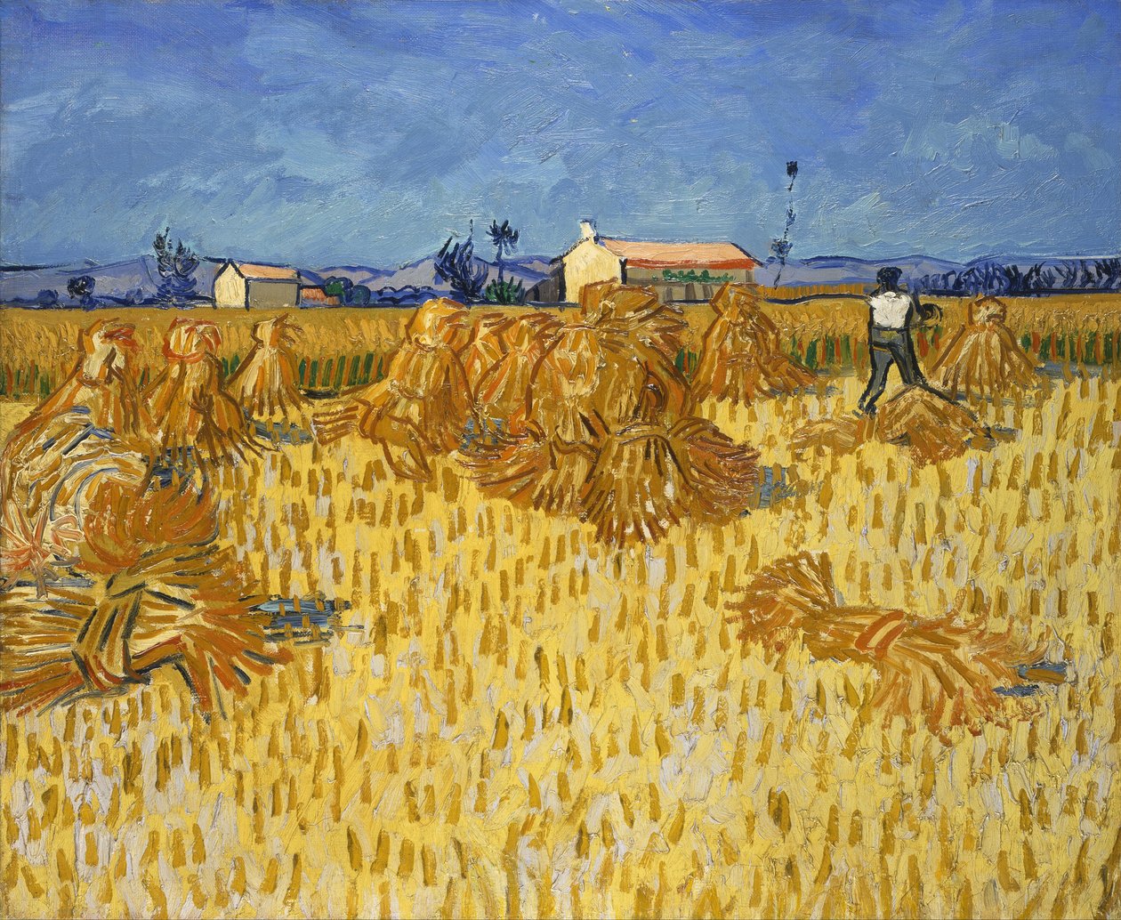 Zbiory kukurydzy w Prowansji autorstwa Vincent van Gogh