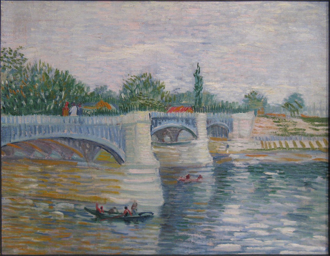 De Seine spotkał de Pont de la Grande Jatte autorstwa Vincent van Gogh