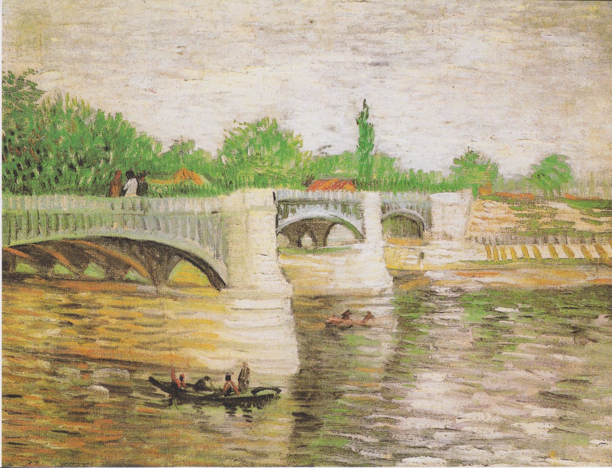 Sekwana z Pont de la Grande Jatte autorstwa Vincent van Gogh