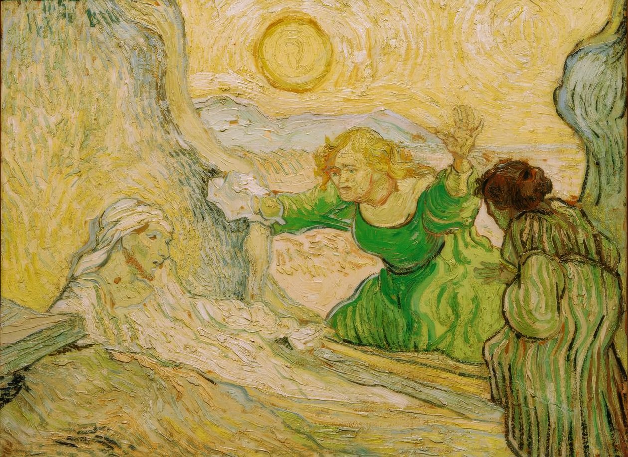 Zmartwychwstanie Łazarza autorstwa Vincent van Gogh