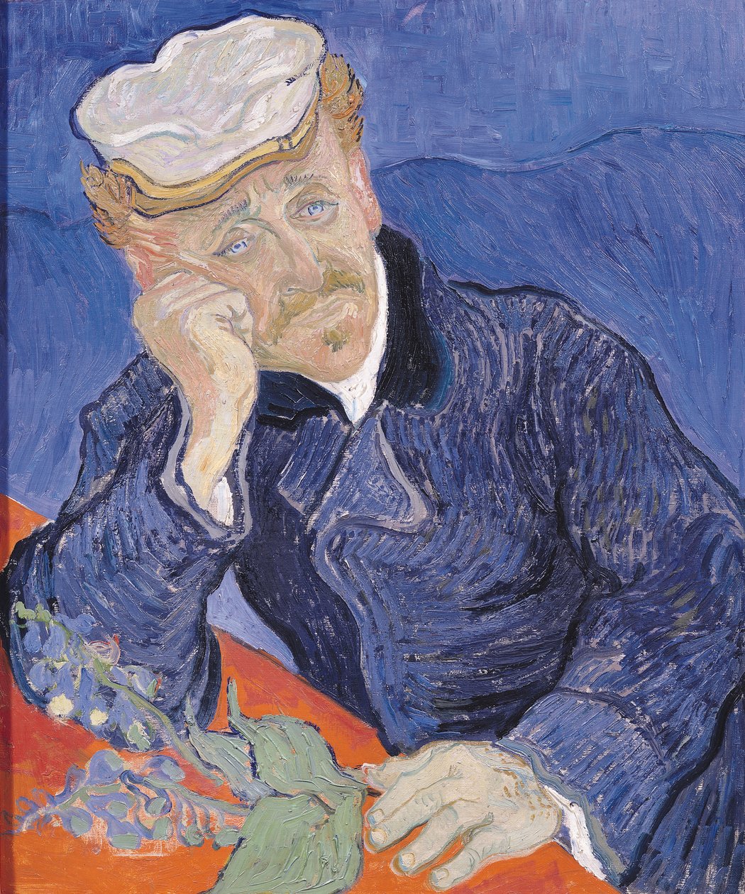 Daktaras Paul Gachet, 1890 poli autorstwa Vincent van Gogh