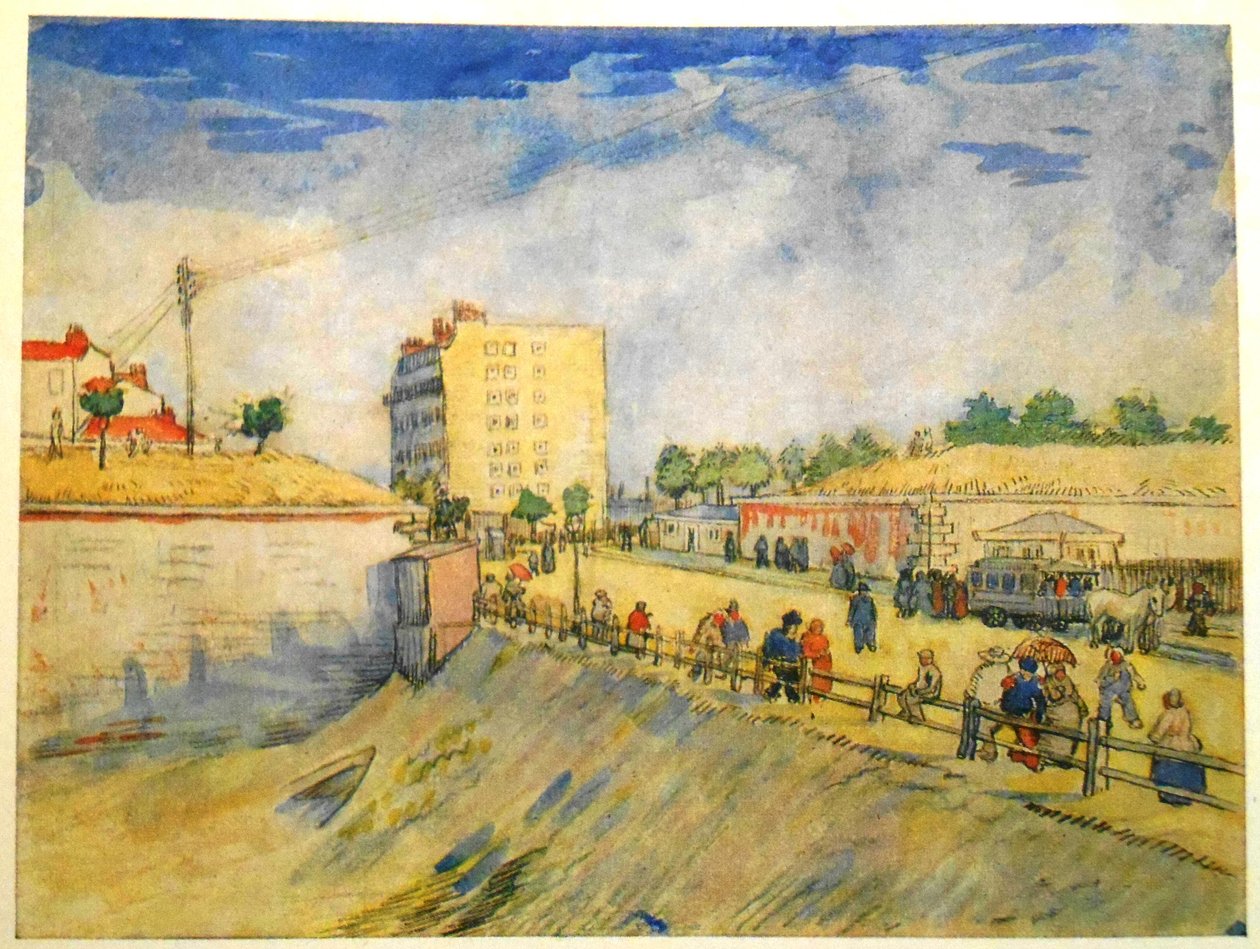 Wjazd do Paryża z konnicą autorstwa Vincent van Gogh