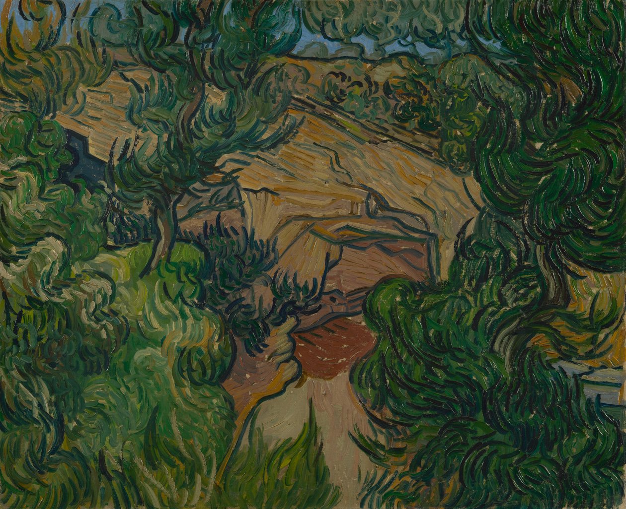 Wejście do kamieniołomu autorstwa Vincent van Gogh