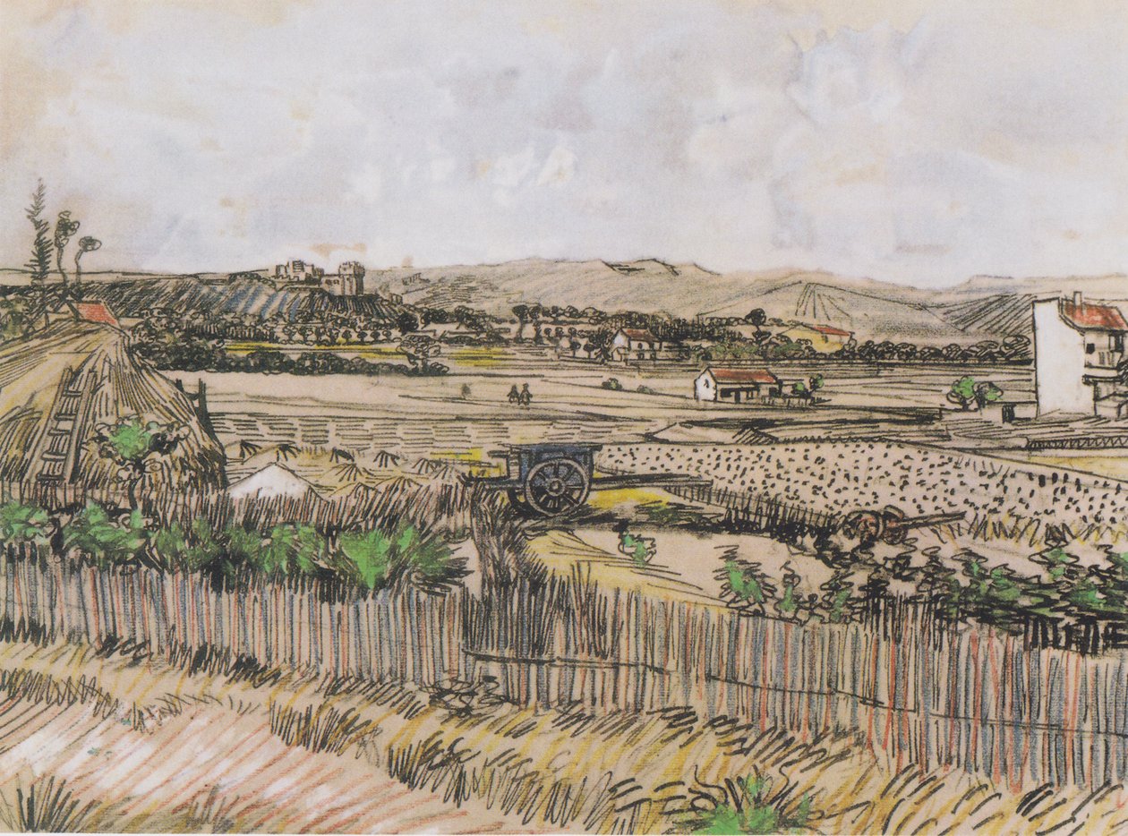 Żniwa w Prowansji autorstwa Vincent van Gogh
