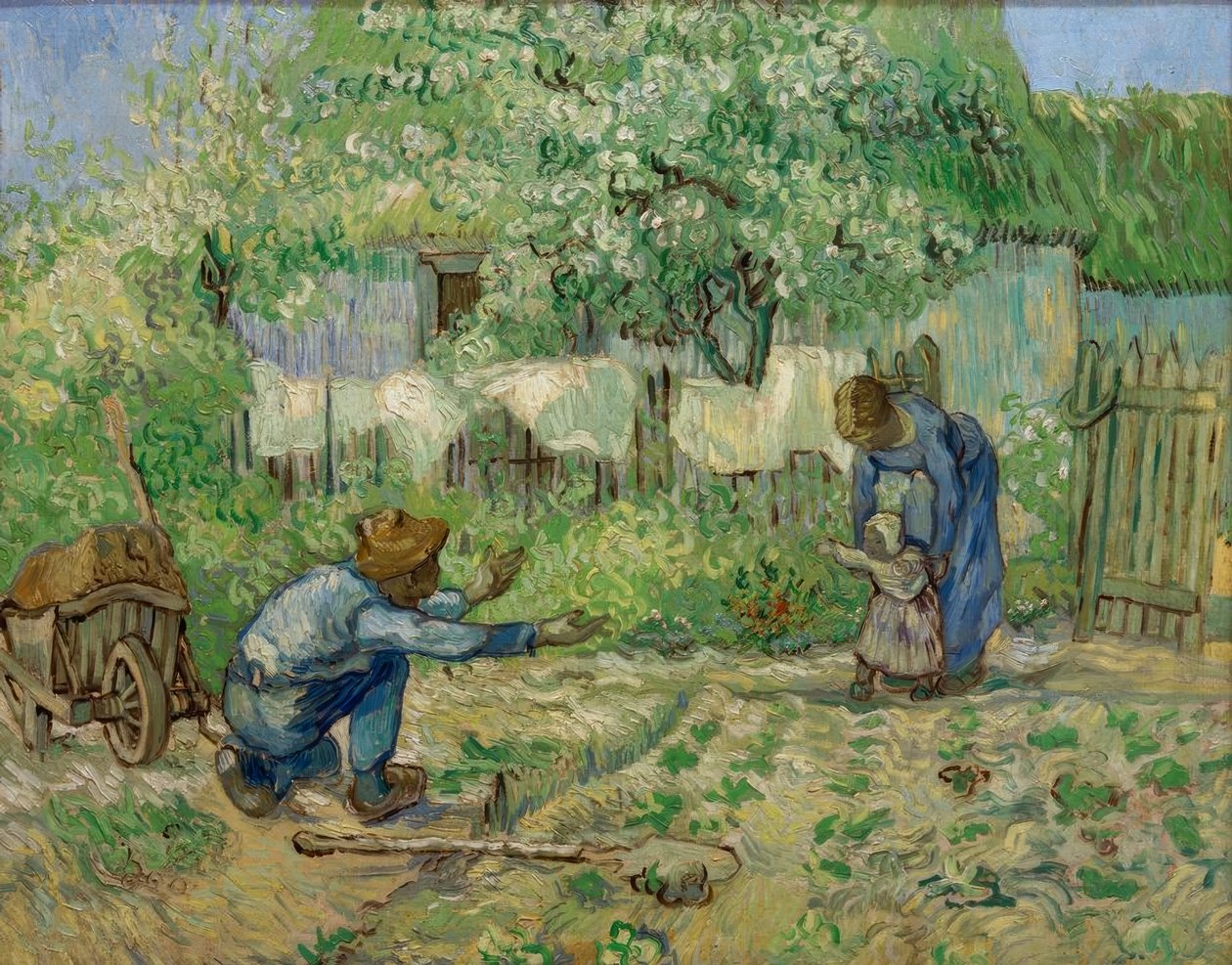 Pierwsze kroki autorstwa Vincent van Gogh